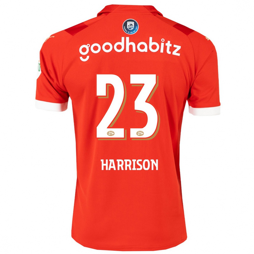 Hombre Fútbol Camiseta Amy Harrison #23 Rojo 1ª Equipación 2023/24 México