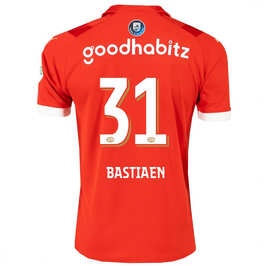 Hombre Fútbol Camiseta Femke Bastiaen #31 Rojo 1ª Equipación 2023/24 México