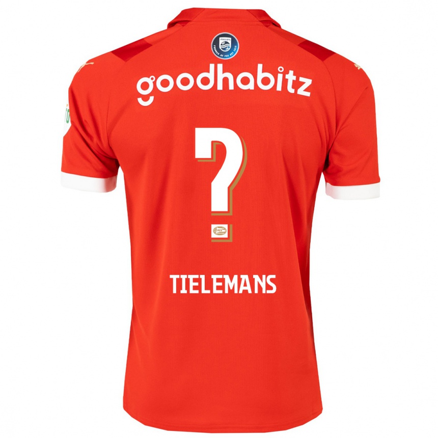 Hombre Fútbol Camiseta Mathijs Tielemans #0 Rojo 1ª Equipación 2023/24 México