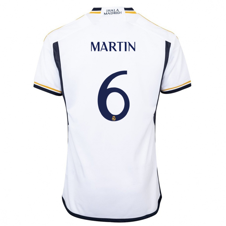 Hombre Fútbol Camiseta Mario Martin #6 Blanco 1ª Equipación 2023/24 México