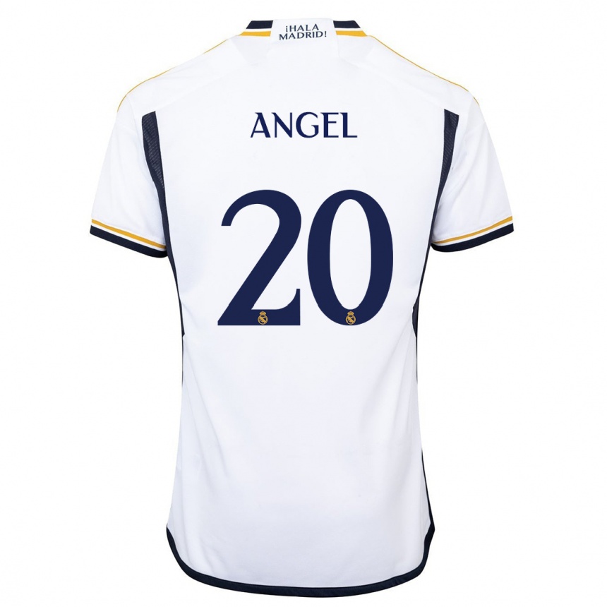 Hombre Fútbol Camiseta Manuel Angel #20 Blanco 1ª Equipación 2023/24 México