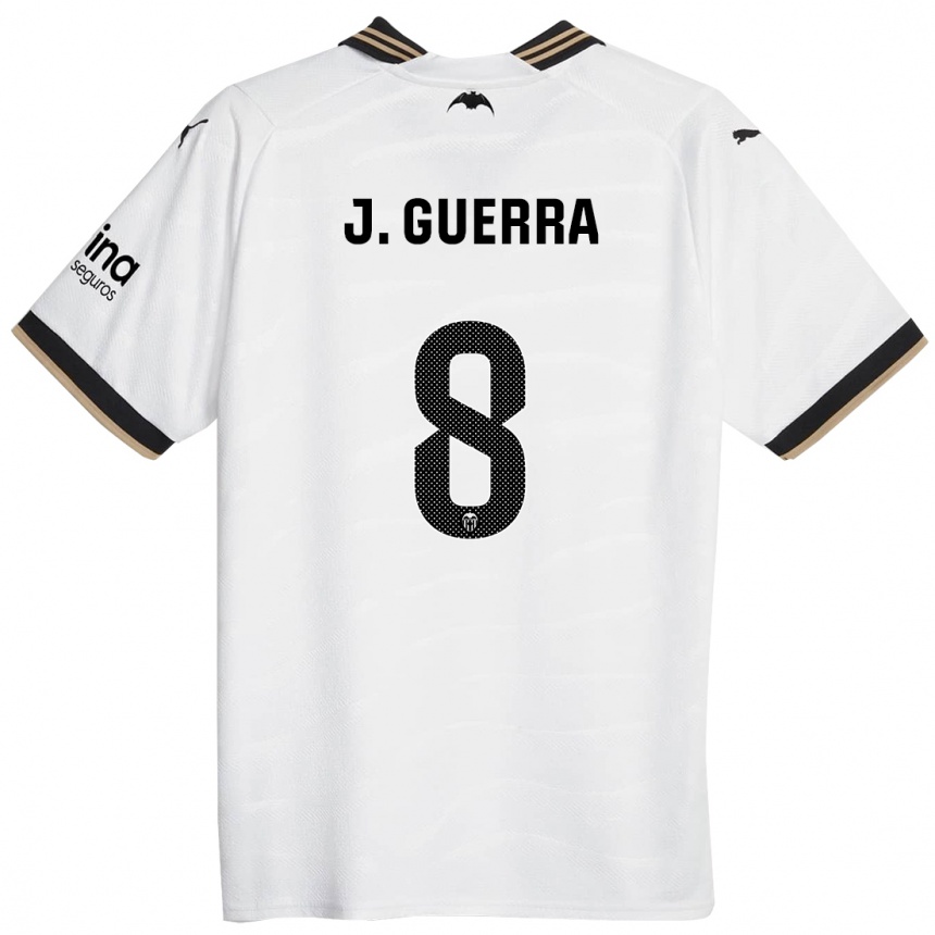 Hombre Fútbol Camiseta Javi Guerra #8 Blanco 1ª Equipación 2023/24 México