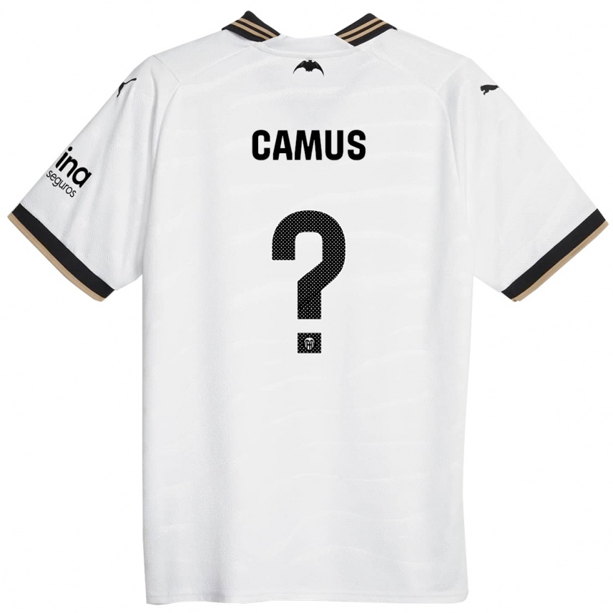 Hombre Fútbol Camiseta Marco Camus #0 Blanco 1ª Equipación 2023/24 México