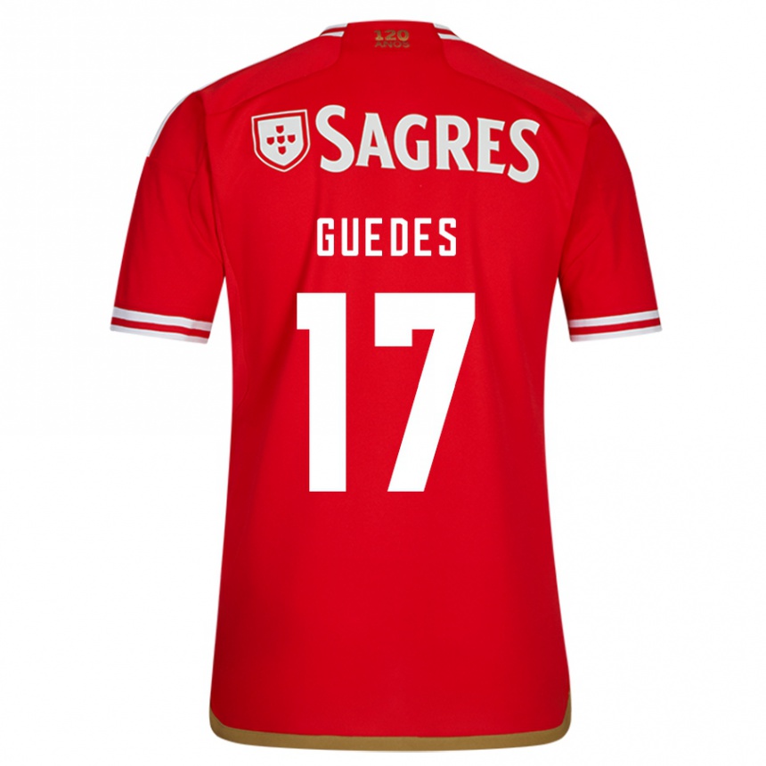 Hombre Fútbol Camiseta Goncalo Guedes #17 Rojo 1ª Equipación 2023/24 México