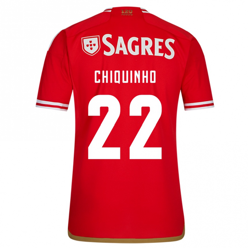 Hombre Fútbol Camiseta Chiquinho #22 Rojo 1ª Equipación 2023/24 México