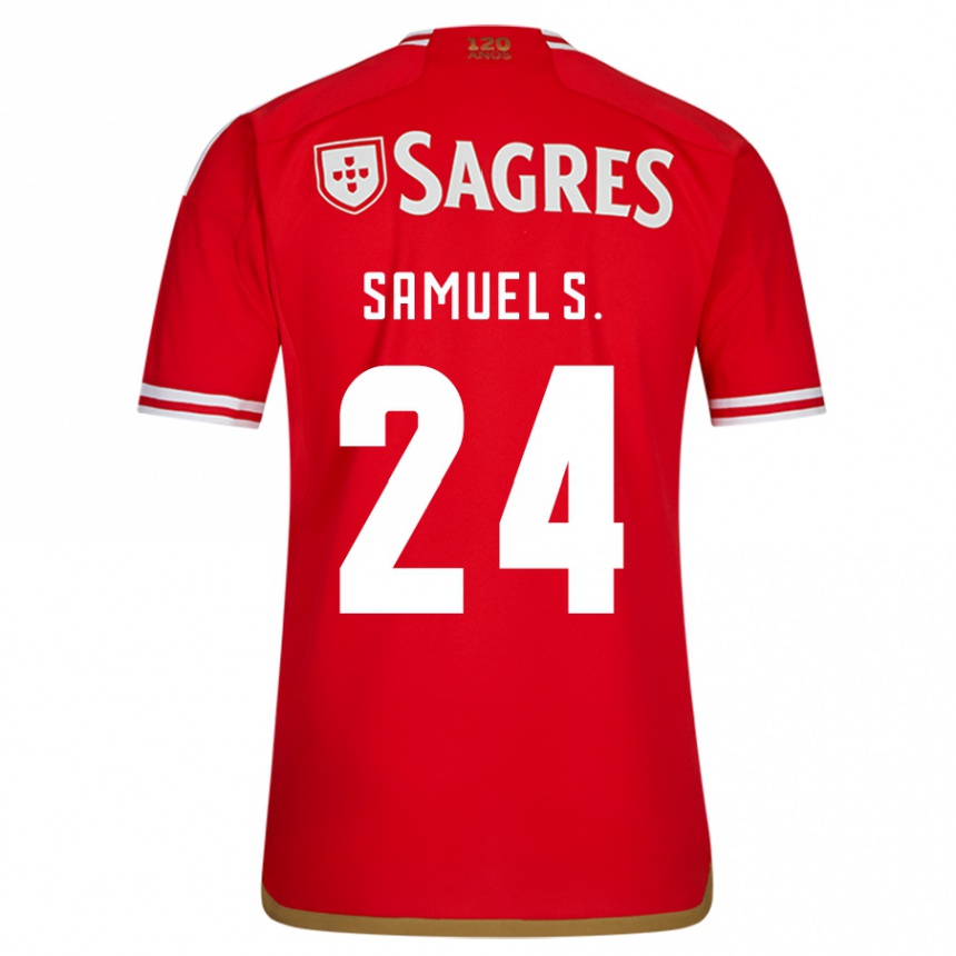 Hombre Fútbol Camiseta Samuel Soares #24 Rojo 1ª Equipación 2023/24 México