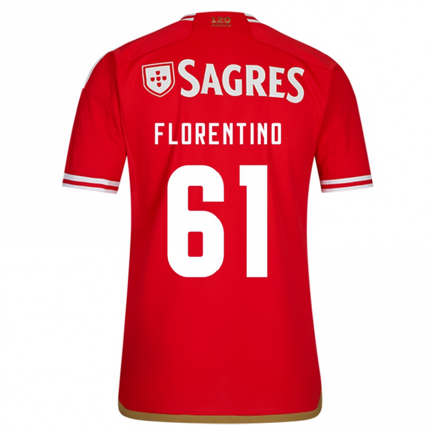 Hombre Fútbol Camiseta Florentino #61 Rojo 1ª Equipación 2023/24 México