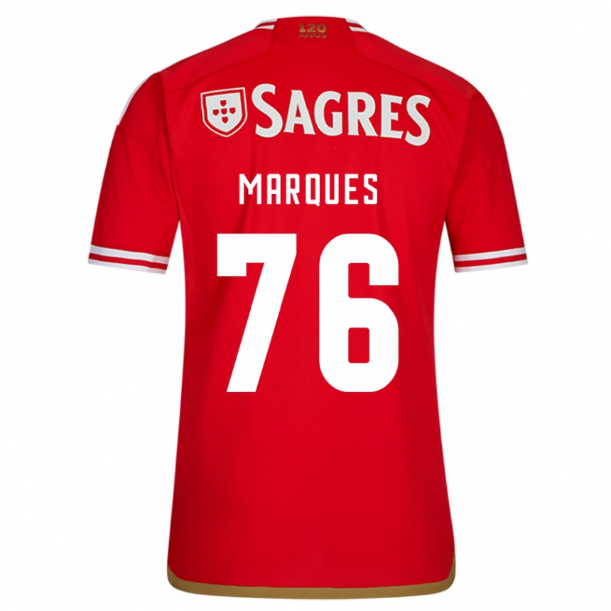 Hombre Fútbol Camiseta Gustavo Marques #76 Rojo 1ª Equipación 2023/24 México