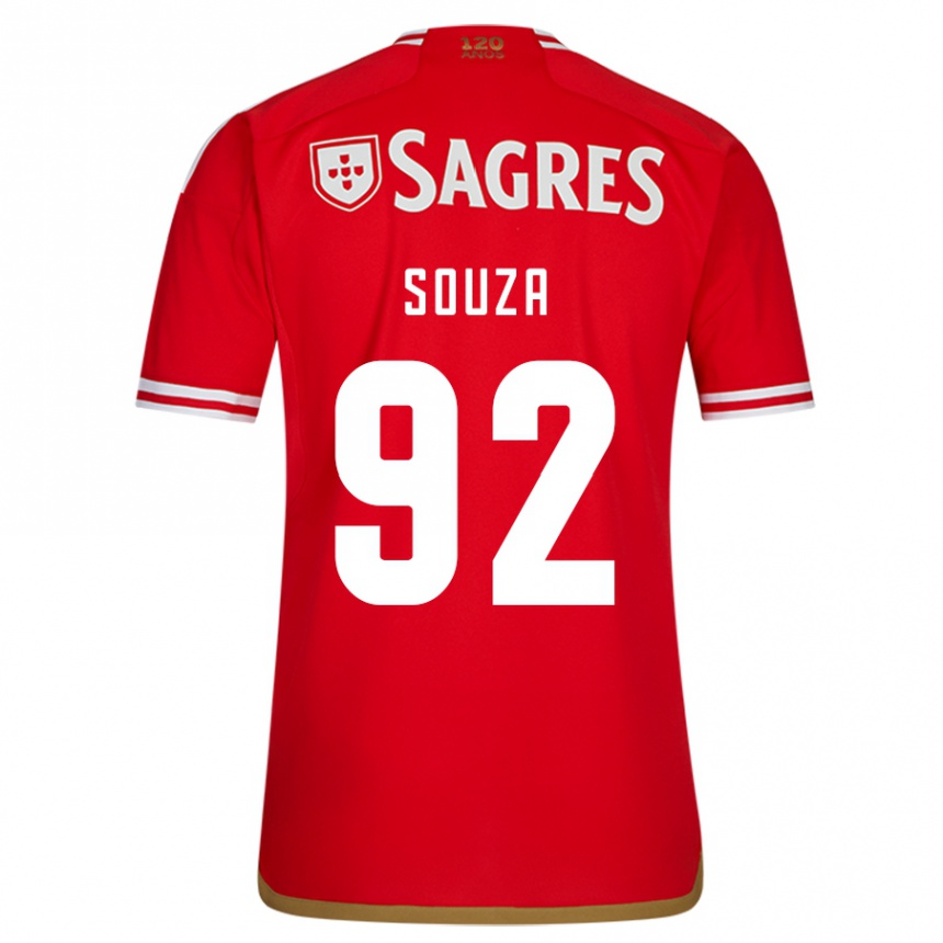 Hombre Fútbol Camiseta Pedro Souza #92 Rojo 1ª Equipación 2023/24 México