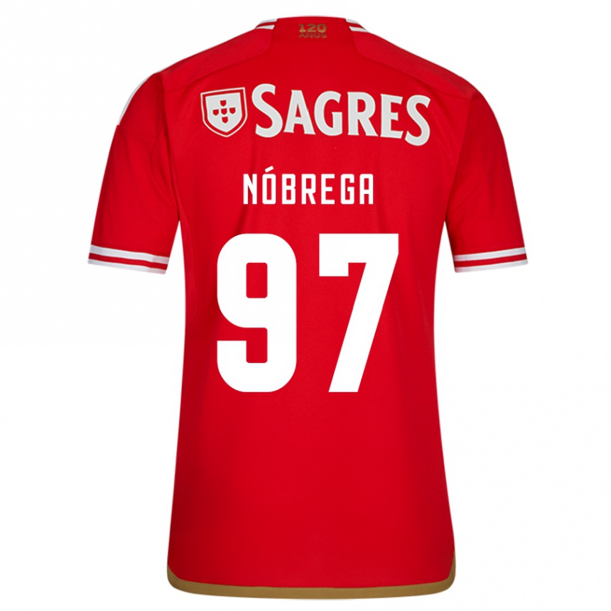 Hombre Fútbol Camiseta Ricardo Nóbrega #97 Rojo 1ª Equipación 2023/24 México