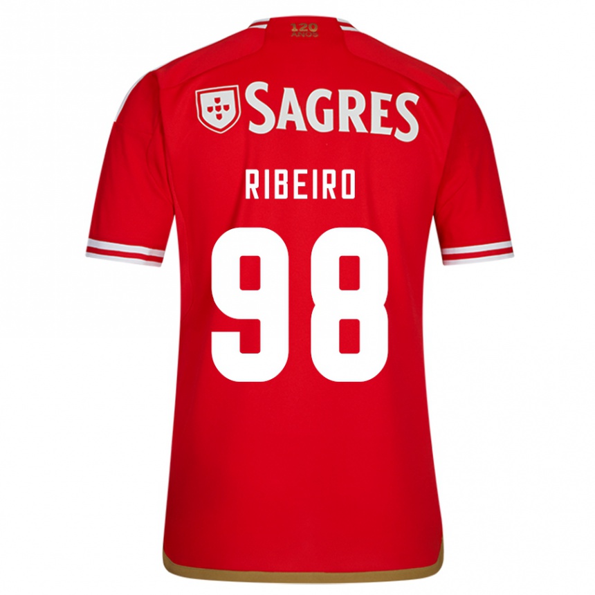 Hombre Fútbol Camiseta Ricardo Ribeiro #98 Rojo 1ª Equipación 2023/24 México