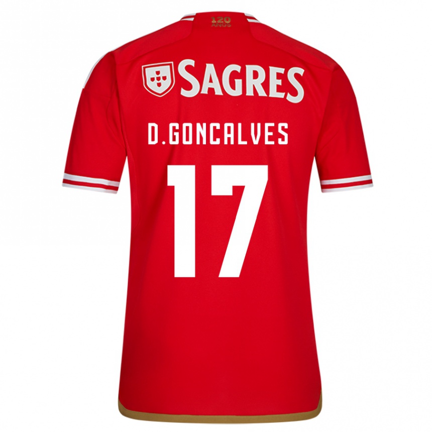 Hombre Fútbol Camiseta Diogo Goncalves #17 Rojo 1ª Equipación 2023/24 México