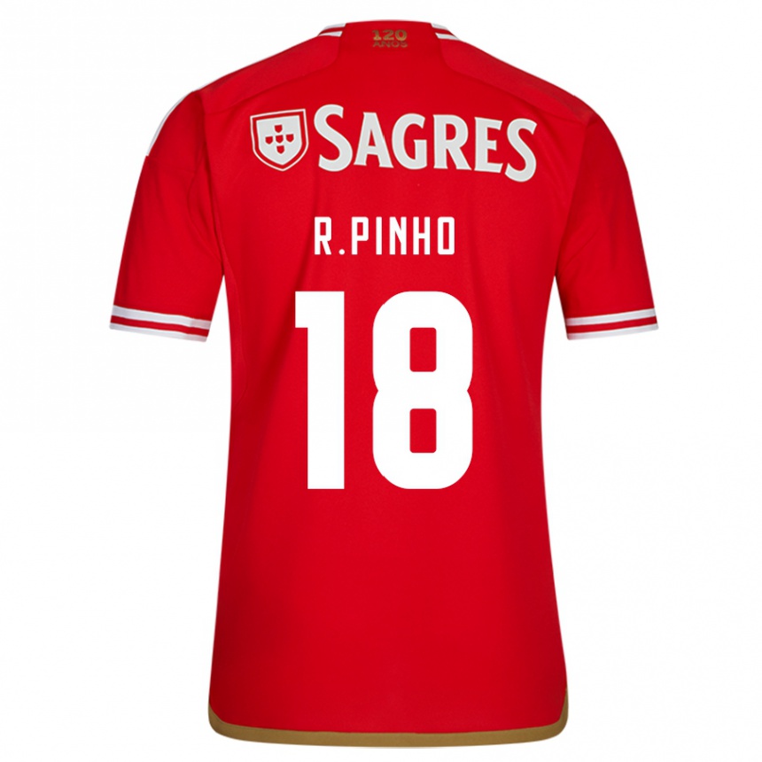 Hombre Fútbol Camiseta Rodrigo Pinho #18 Rojo 1ª Equipación 2023/24 México