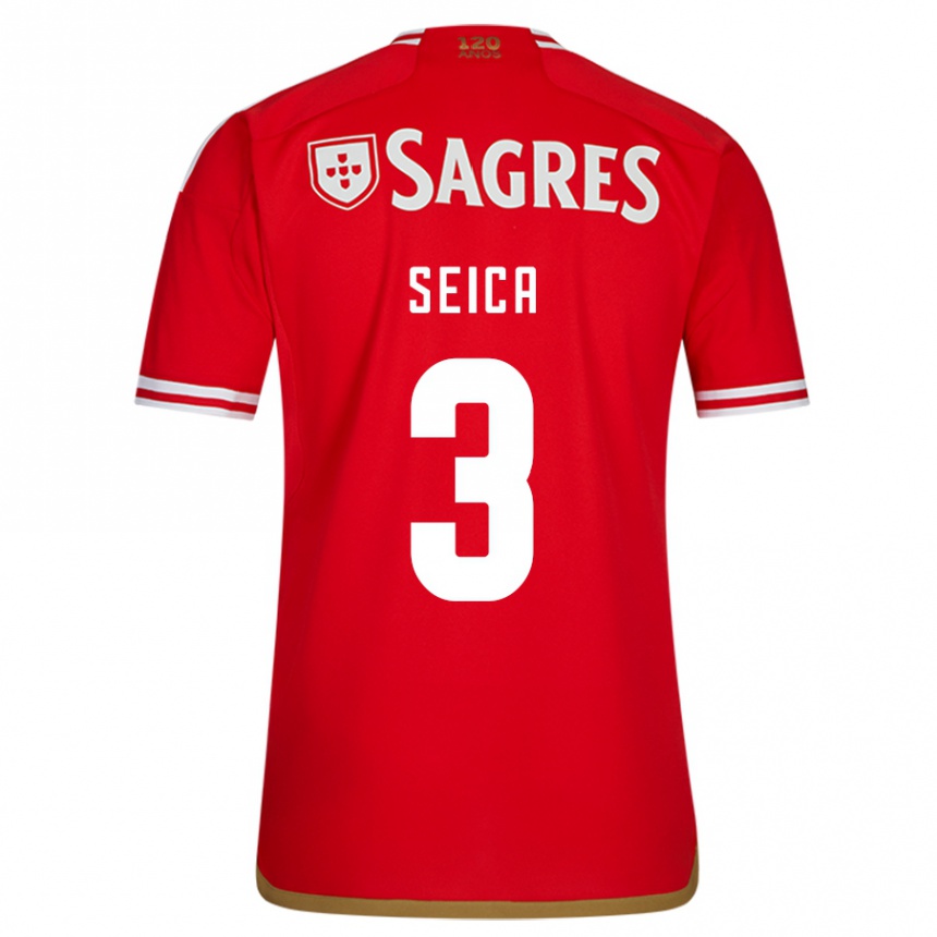 Hombre Fútbol Camiseta Ana Seica #3 Rojo 1ª Equipación 2023/24 México