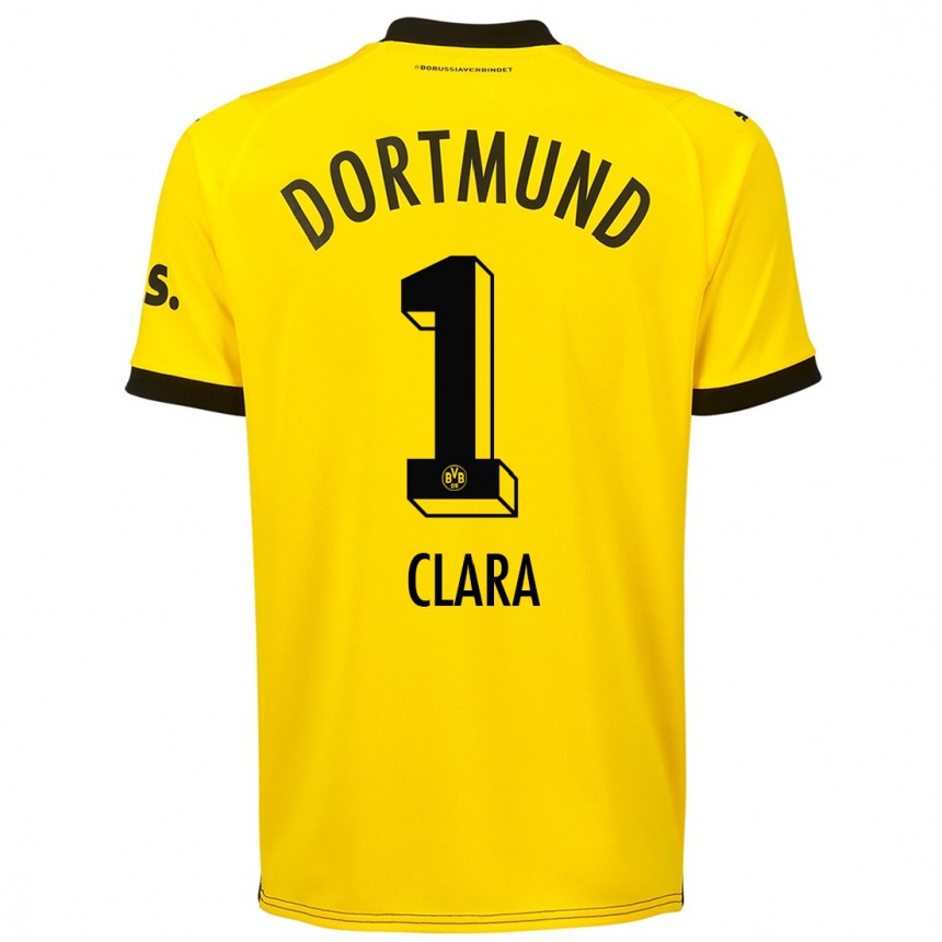 Hombre Fútbol Camiseta Woltering Clara #1 Amarillo 1ª Equipación 2023/24 México