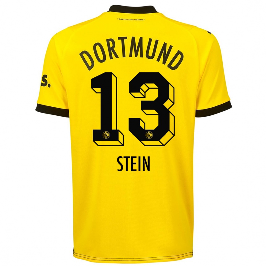 Hombre Fútbol Camiseta Daniel Stein #13 Amarillo 1ª Equipación 2023/24 México