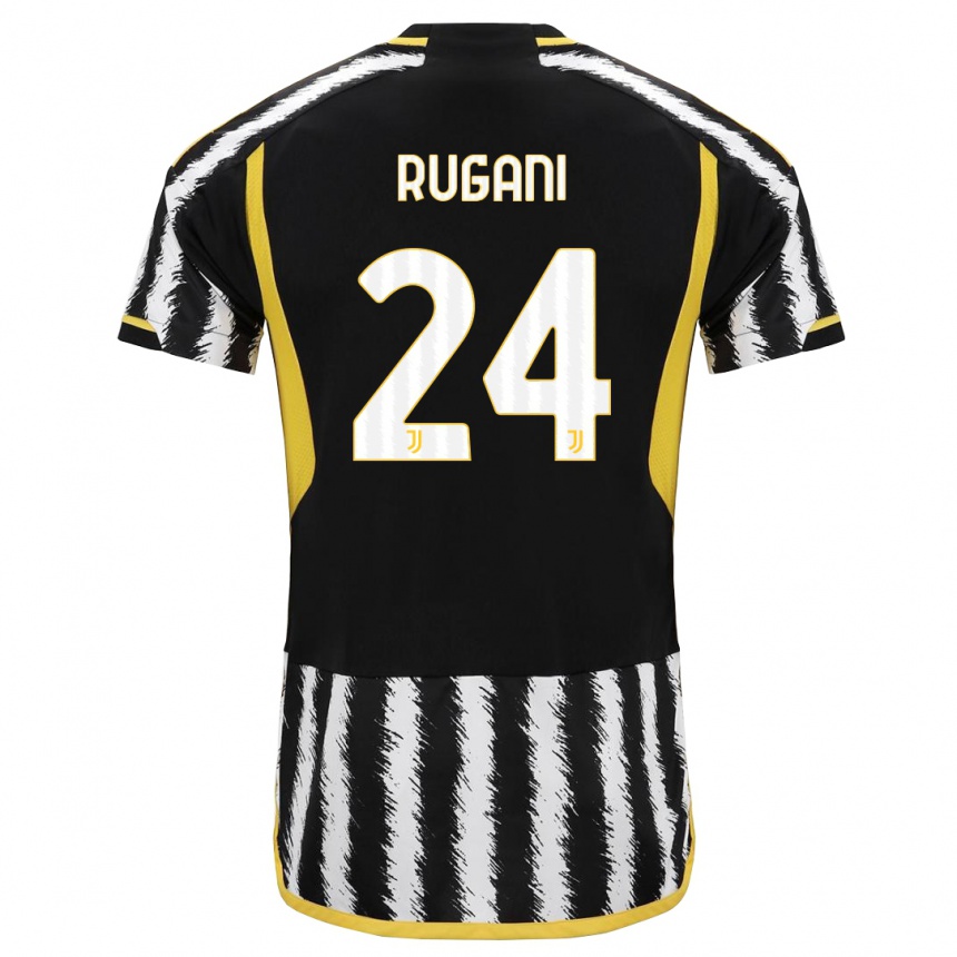 Hombre Fútbol Camiseta Daniele Rugani #24 Blanco Negro 1ª Equipación 2023/24 México