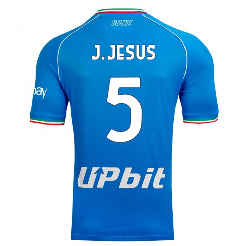 Hombre Fútbol Camiseta Juan Jesus #5 Cielo Azul 1ª Equipación 2023/24 México