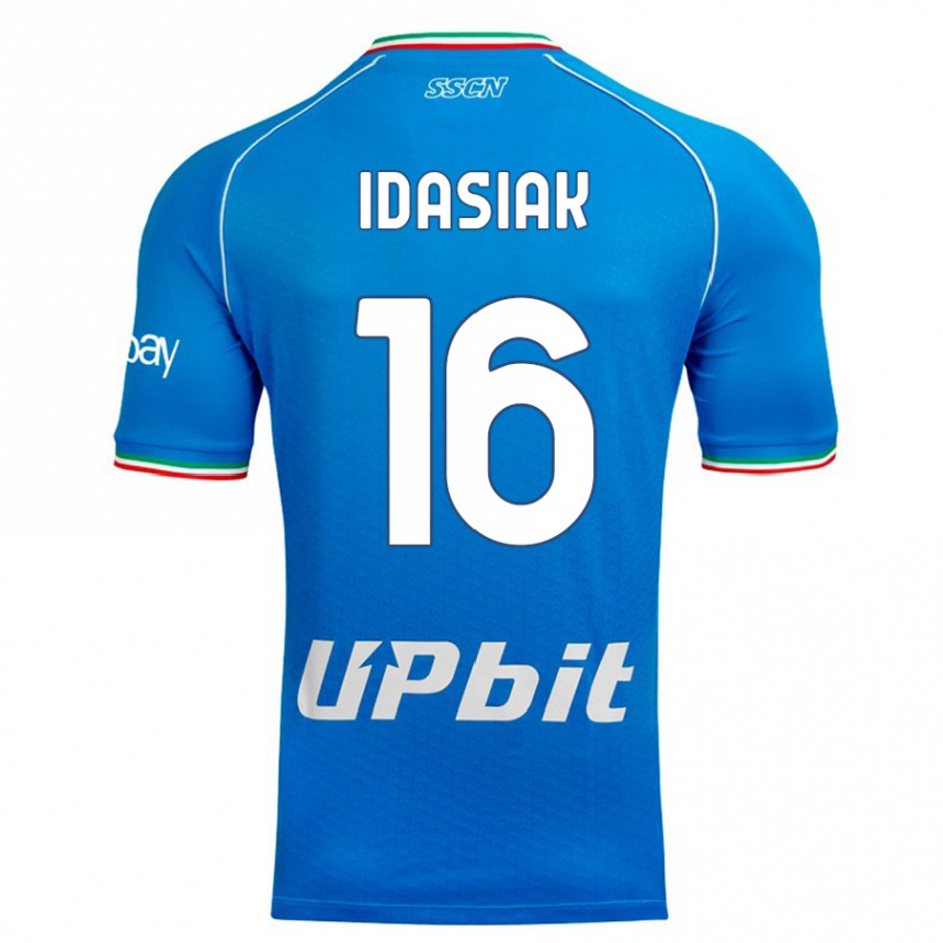 Hombre Fútbol Camiseta Hubert Idasiak #16 Cielo Azul 1ª Equipación 2023/24 México