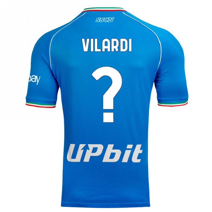 Hombre Fútbol Camiseta Mario Vilardi #0 Cielo Azul 1ª Equipación 2023/24 México