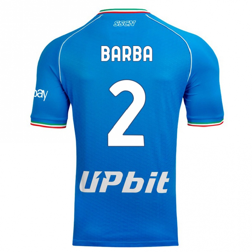 Hombre Fútbol Camiseta Benedetto Barba #2 Cielo Azul 1ª Equipación 2023/24 México