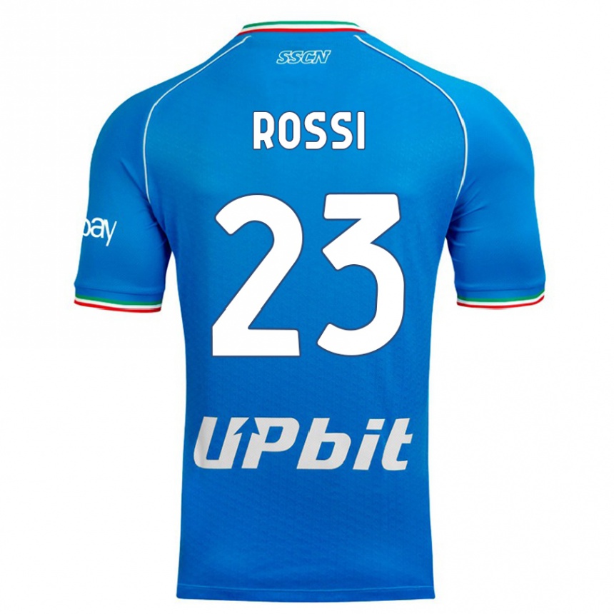 Hombre Fútbol Camiseta Leonardo Rossi #23 Cielo Azul 1ª Equipación 2023/24 México