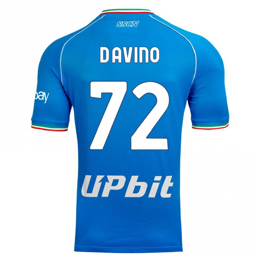 Hombre Fútbol Camiseta Luigi D'avino #72 Cielo Azul 1ª Equipación 2023/24 México