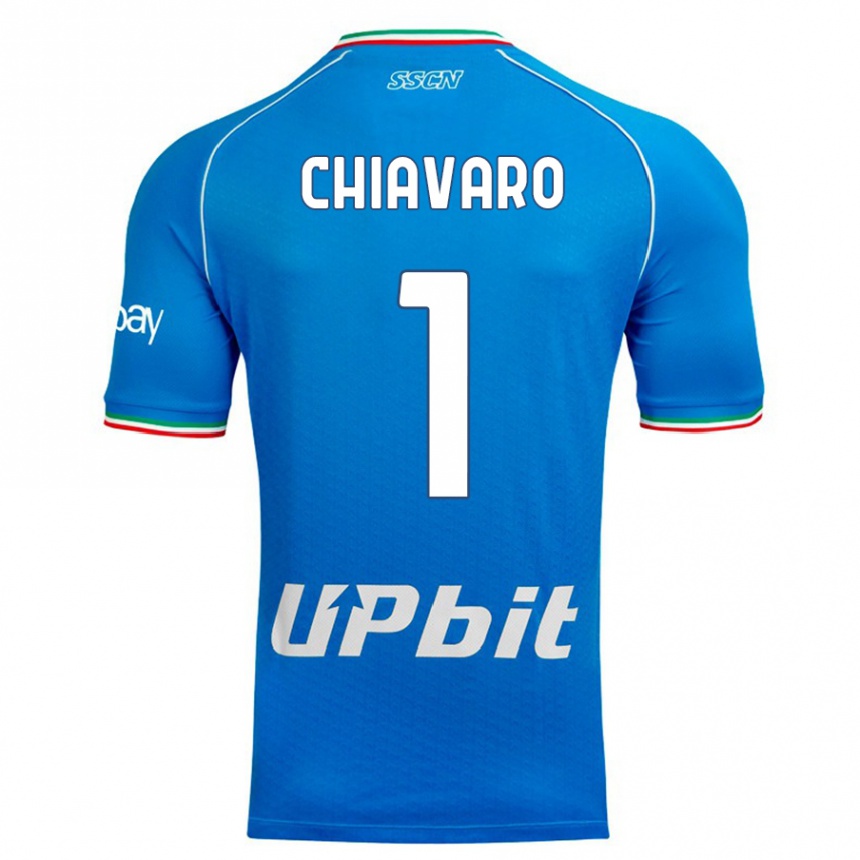 Hombre Fútbol Camiseta Kelly Chiavaro #1 Cielo Azul 1ª Equipación 2023/24 México