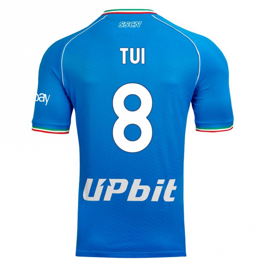 Hombre Fútbol Camiseta Sara Tui #8 Cielo Azul 1ª Equipación 2023/24 México