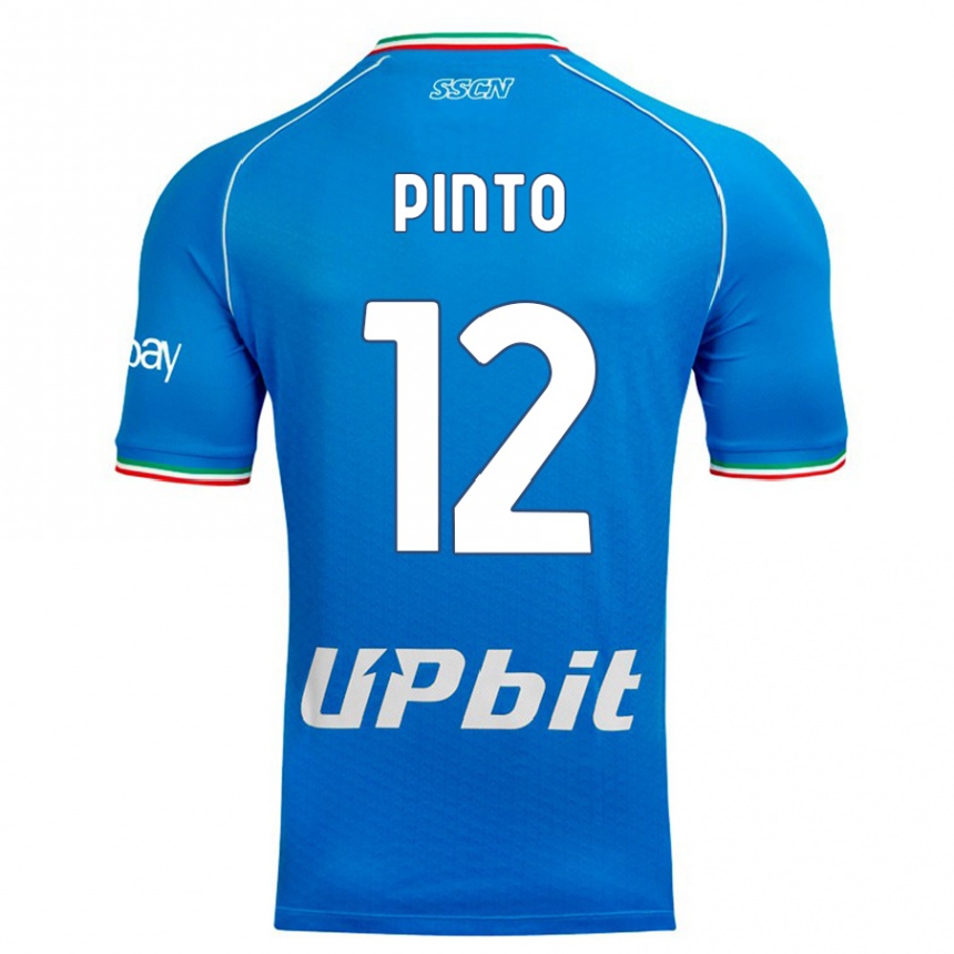 Hombre Fútbol Camiseta Ciro Pinto #12 Cielo Azul 1ª Equipación 2023/24 México