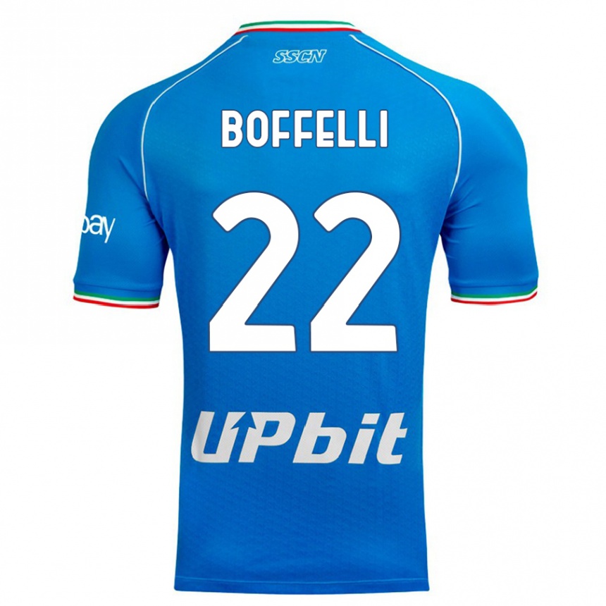 Hombre Fútbol Camiseta Valerio Boffelli #22 Cielo Azul 1ª Equipación 2023/24 México