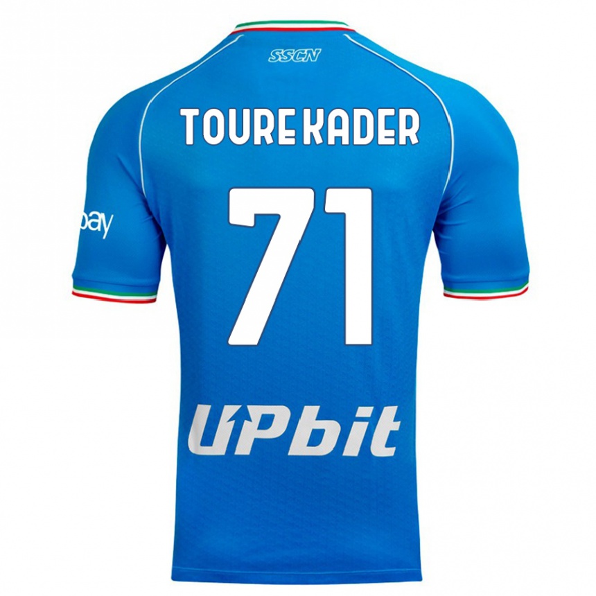 Hombre Fútbol Camiseta Aziz Toure Kader #71 Cielo Azul 1ª Equipación 2023/24 México