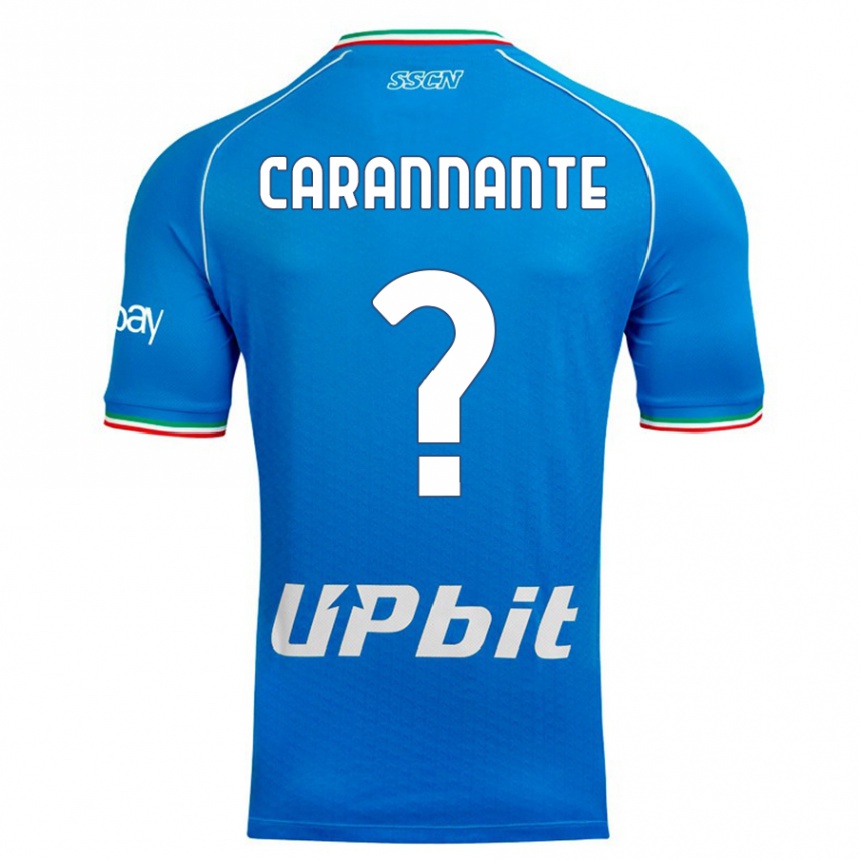 Hombre Fútbol Camiseta Lorenzo Carannante #0 Cielo Azul 1ª Equipación 2023/24 México