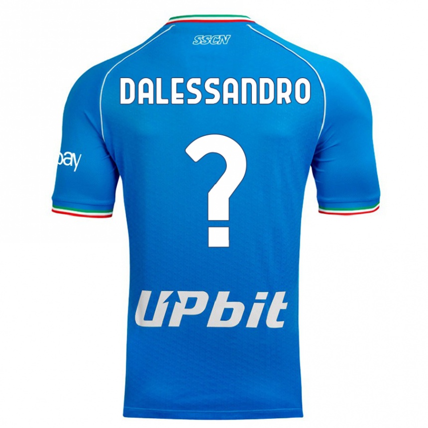 Hombre Fútbol Camiseta Nicola Dalessandro #0 Cielo Azul 1ª Equipación 2023/24 México
