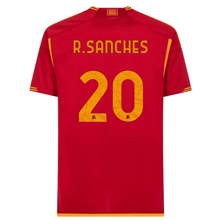 Hombre Fútbol Camiseta Renato Sanches #20 Rojo 1ª Equipación 2023/24 México