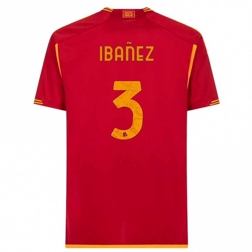 Hombre Fútbol Camiseta Roger Ibanez #3 Rojo 1ª Equipación 2023/24 México