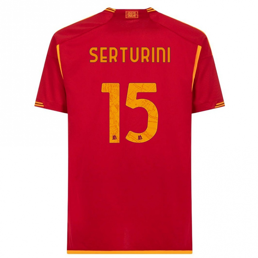 Hombre Fútbol Camiseta Annamaria Serturini #15 Rojo 1ª Equipación 2023/24 México