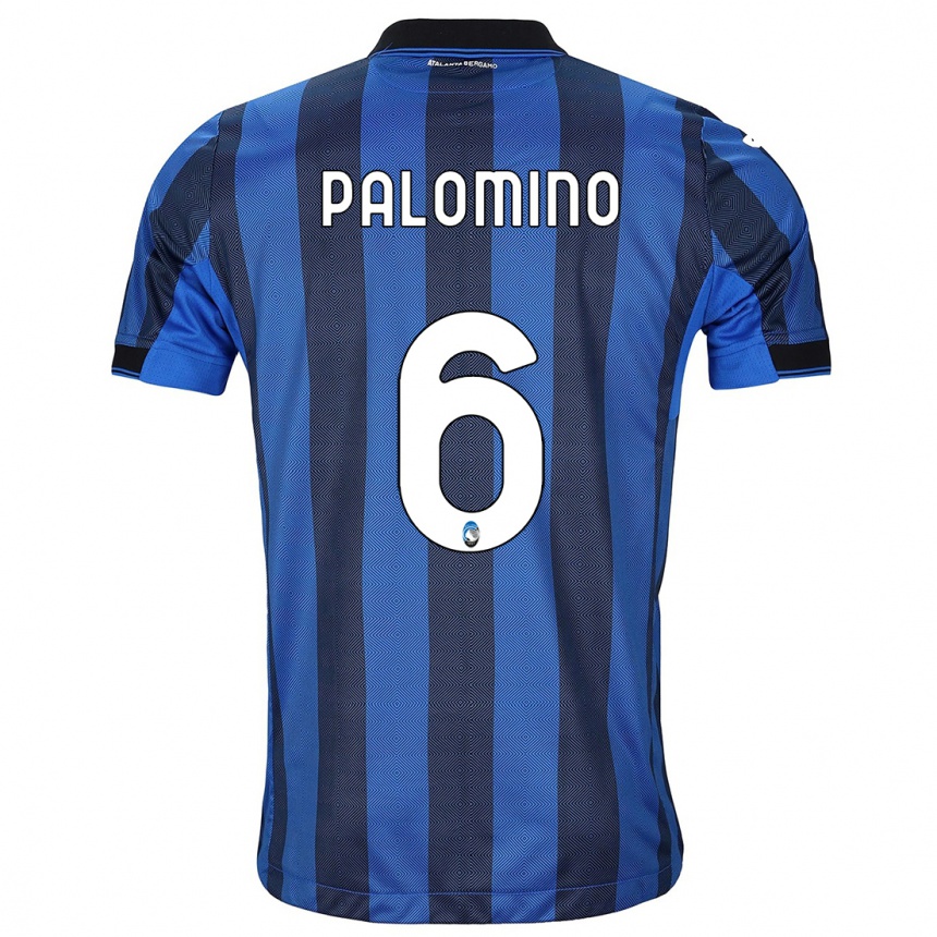 Hombre Fútbol Camiseta Jose Luis Palomino #6 Azul Negro 1ª Equipación 2023/24 México