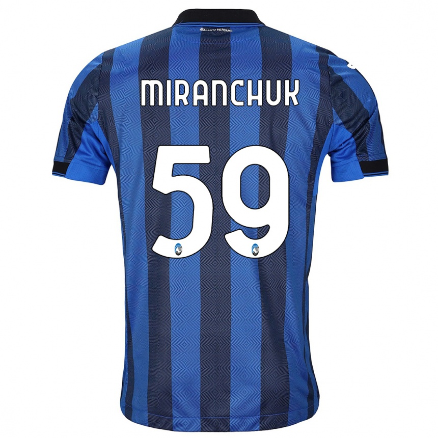 Hombre Fútbol Camiseta Aleksey Miranchuk #59 Azul Negro 1ª Equipación 2023/24 México