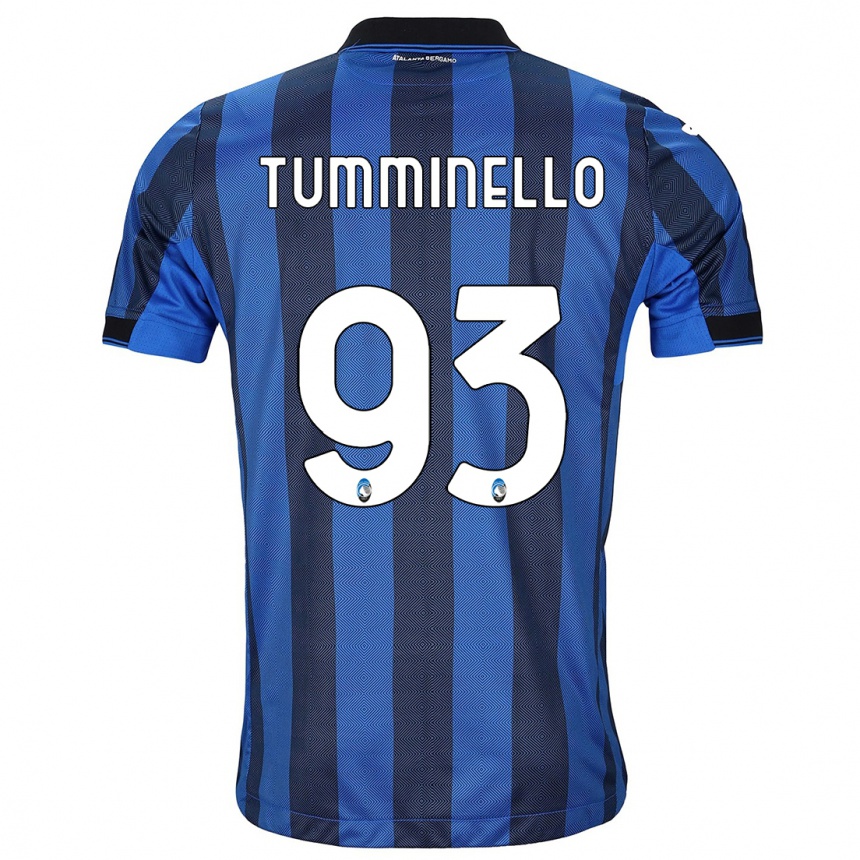 Hombre Fútbol Camiseta Marco Tumminello #93 Azul Negro 1ª Equipación 2023/24 México