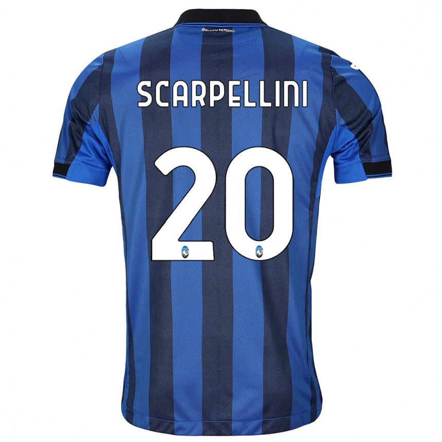 Hombre Fútbol Camiseta Andrea Scarpellini #20 Azul Negro 1ª Equipación 2023/24 México