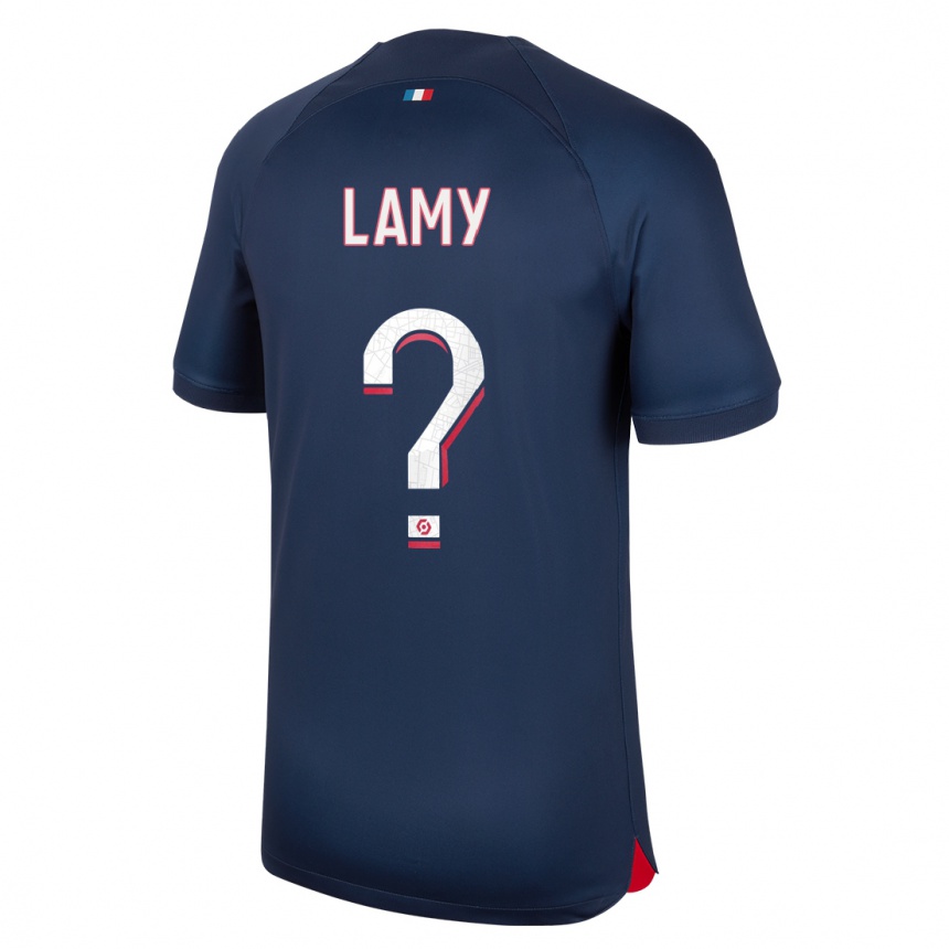 Hombre Fútbol Camiseta Hugo Lamy #0 Azul Rojo 1ª Equipación 2023/24 México