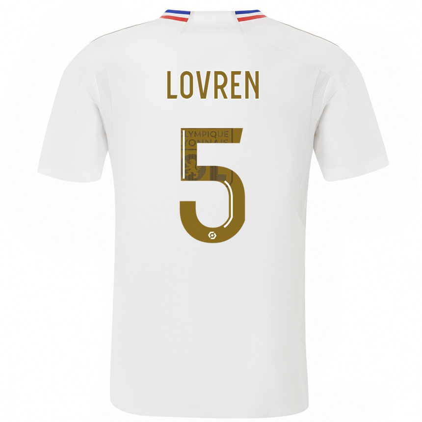 Hombre Fútbol Camiseta Dejan Lovren #5 Blanco 1ª Equipación 2023/24 México