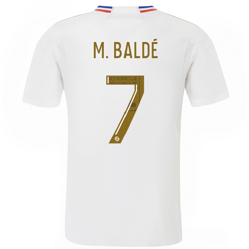 Hombre Fútbol Camiseta Mama Baldé #7 Blanco 1ª Equipación 2023/24 México