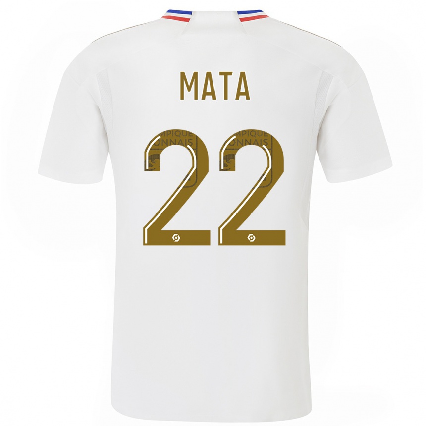 Hombre Fútbol Camiseta Clinton Mata #22 Blanco 1ª Equipación 2023/24 México