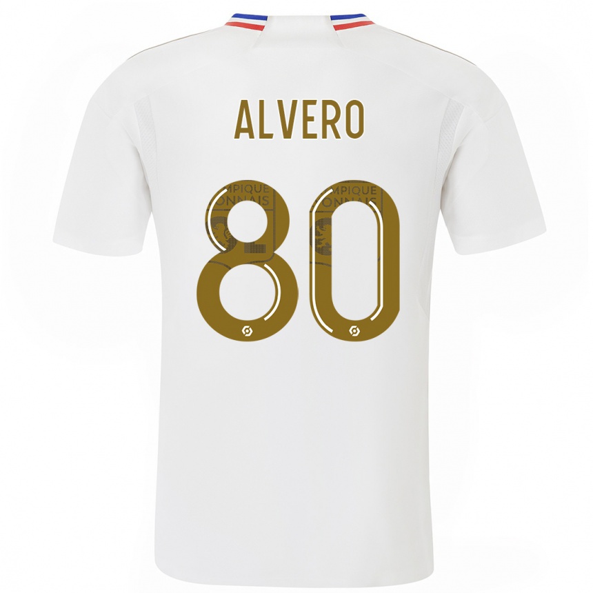 Hombre Fútbol Camiseta Skelly Alvero #80 Blanco 1ª Equipación 2023/24 México