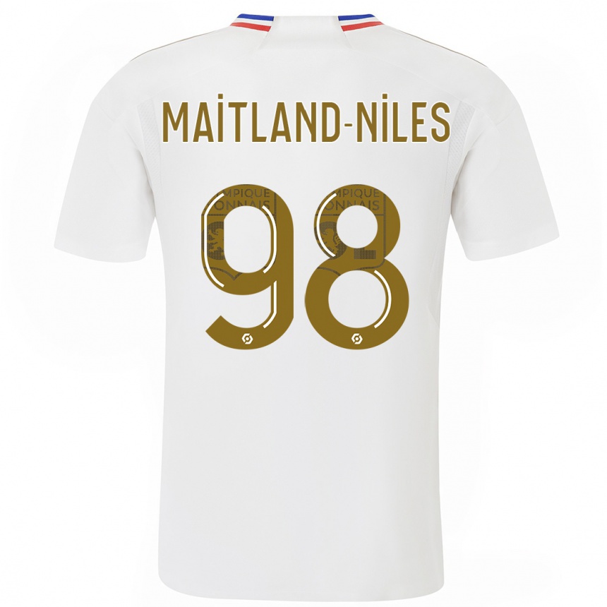 Hombre Fútbol Camiseta Ainsley Maitland-Niles #98 Blanco 1ª Equipación 2023/24 México