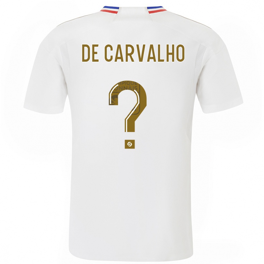 Hombre Fútbol Camiseta Mathys De Carvalho #0 Blanco 1ª Equipación 2023/24 México