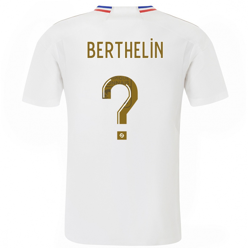 Hombre Fútbol Camiseta Romain Berthelin #0 Blanco 1ª Equipación 2023/24 México