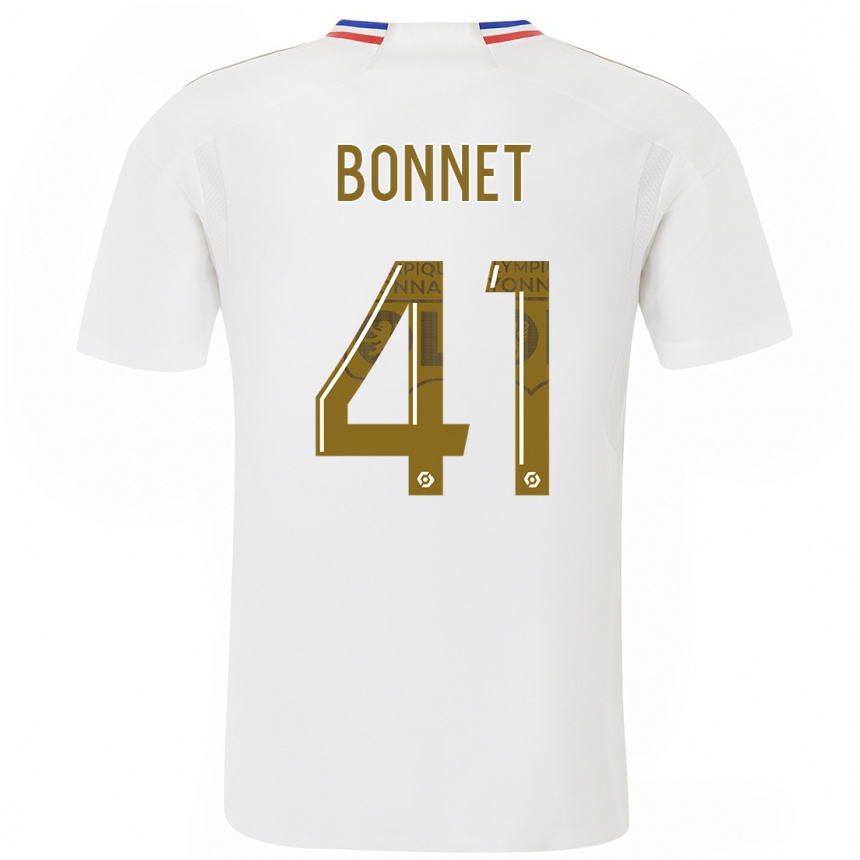 Hombre Fútbol Camiseta Noam Bonnet #41 Blanco 1ª Equipación 2023/24 México